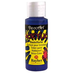 DecoArt peinture acrylique mate, bleu roi